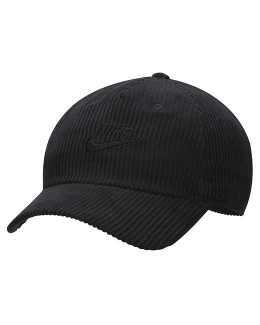 Nike Black Club Cap Unstructured Corduroy Cap