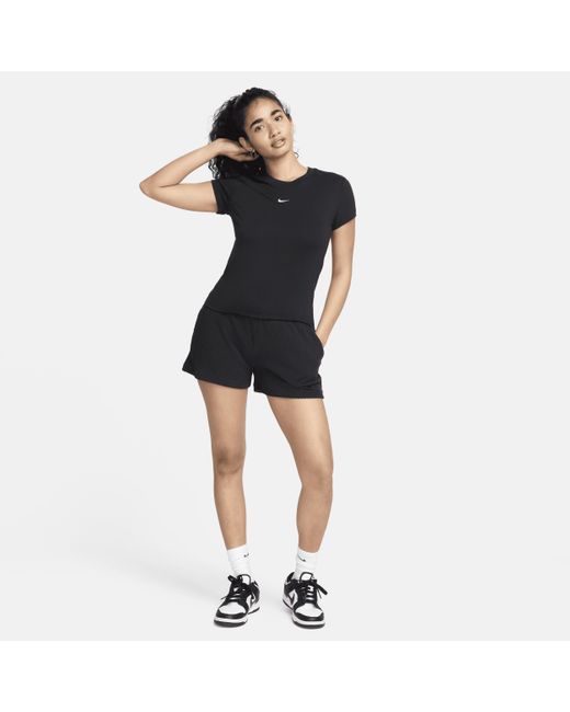 Nike Black Sportswear Chill Knit T-shirt