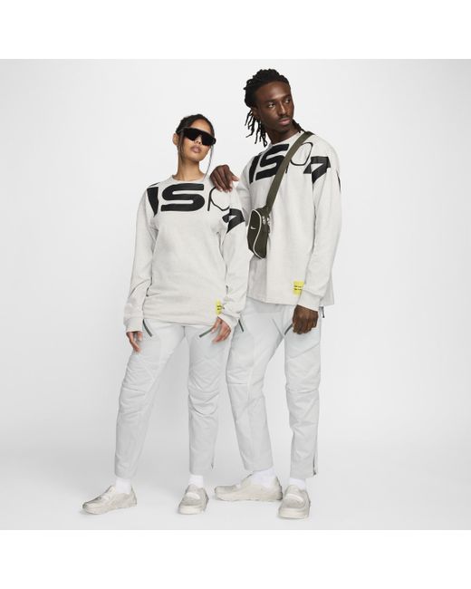 Nike White Ispa Long-sleeved Top
