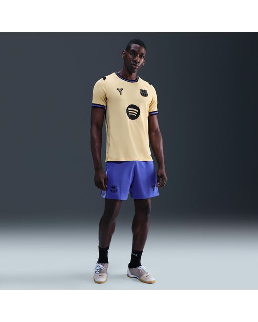 Nike Blue F.C. Barcelona 2025/26 Stadium Away Kobe Dri-Fit Football Replica Shirt for men