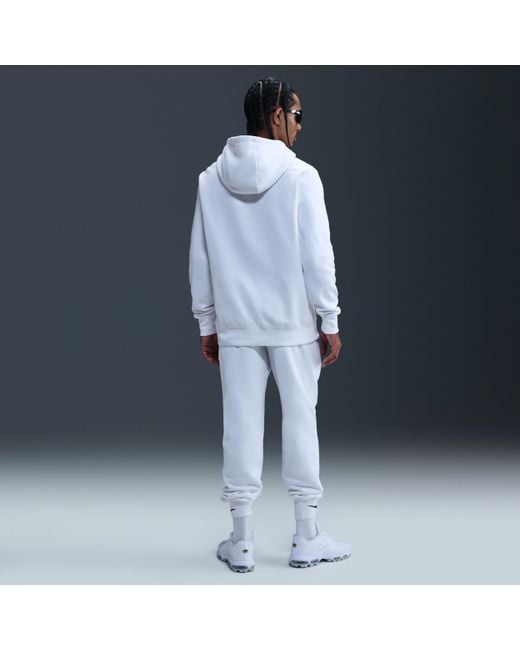 nike pullover hoodie men's white