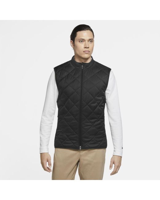 Nike Reversible Synthetic-fill Golf Vest in Black,Dark Smoke Grey,Dark ...