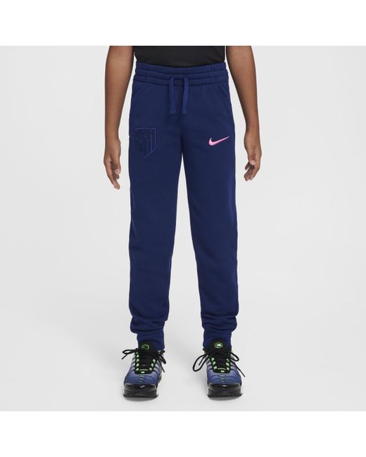 Nike Atletico Madrid Club Third Older Kids Boys Football French Terry Jogger in Blue for Men Lyst UK