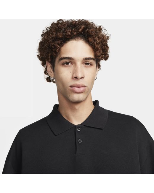 Nike Tech Fleece Reimagined Polo in het Black voor heren