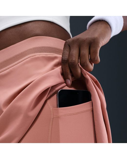 Nike Pink Court Ace Advantage Dri-Fit Tennis Skirt