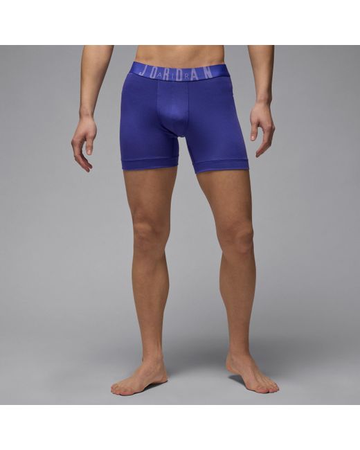 Nike Blue Flight Modal Boxer Briefs (3-Pack) for men