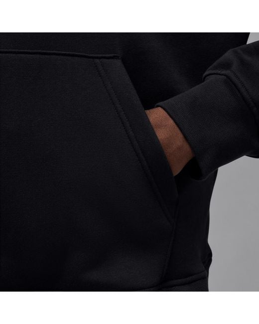 Nike Black Aj11 Gamma Fleece Pullover Hoodie for men