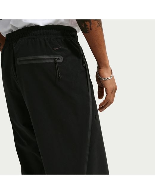 Nike Black Tech Dri-Fit Shori Knit Pants for men