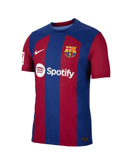 Nike Red Ronald Araujo Barcelona 2023/24 Match Home Dri-fit Adv Soccer Jersey for men