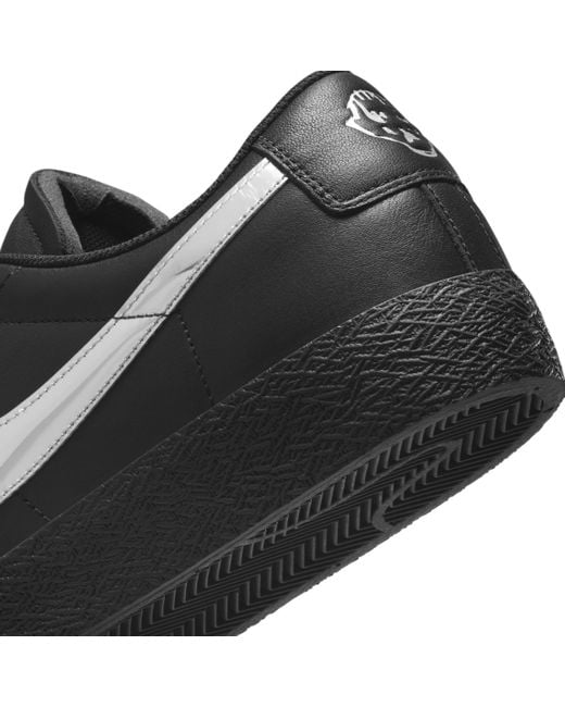 Nike Black Sb Zoom Blazer Low X Dancer Skateboards Shoes for men