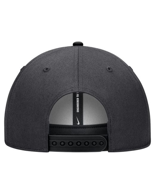 Nike Black Psg Rise Structured Cap for men