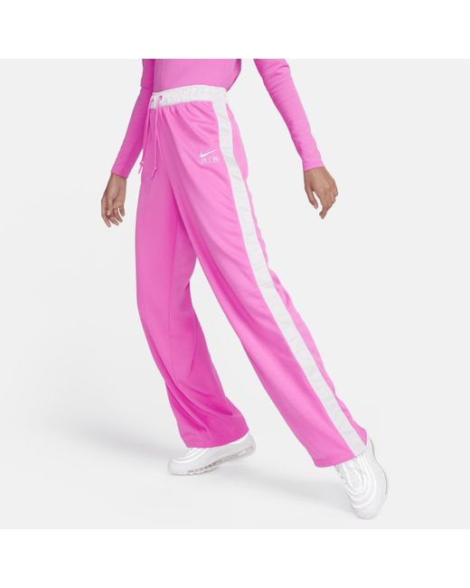 Nike Pink Air Mid-rise Breakaway Trousers Polyester
