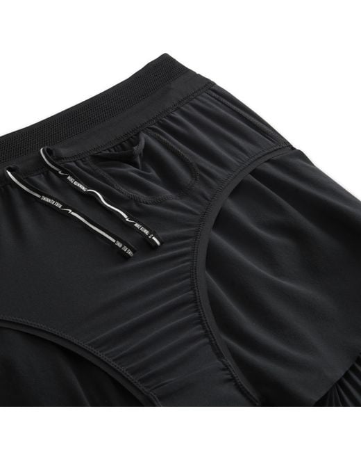 Shorts da running a vita media con slip foderati 8 cm dri-fit adv aeroswift di Nike in Black