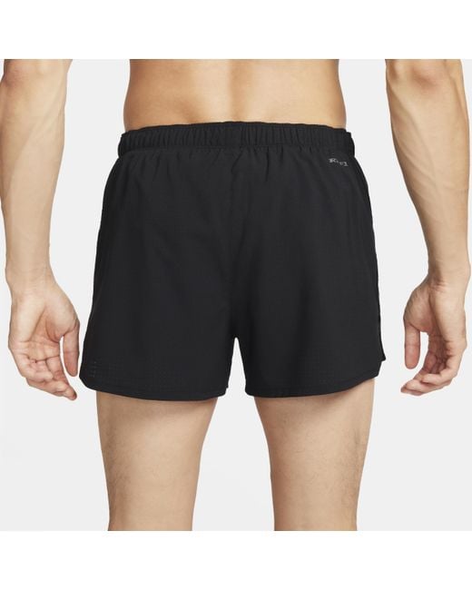 Shorts da running dri-fit con slip foderati 8 cm fast di Nike in Blue da Uomo