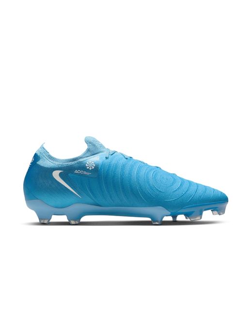 Nike Blue Phantom Gx 2 Pro Fg Low-Top Soccer Cleats for men