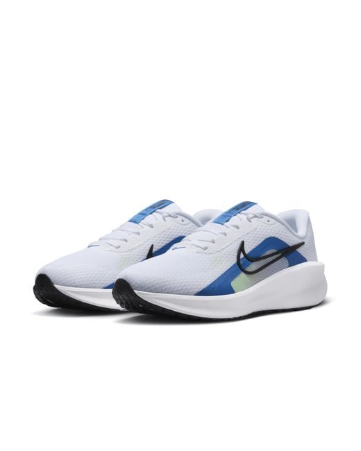 Nike Blue Downshifter 13 Road Running Shoes (extra Wide) for men