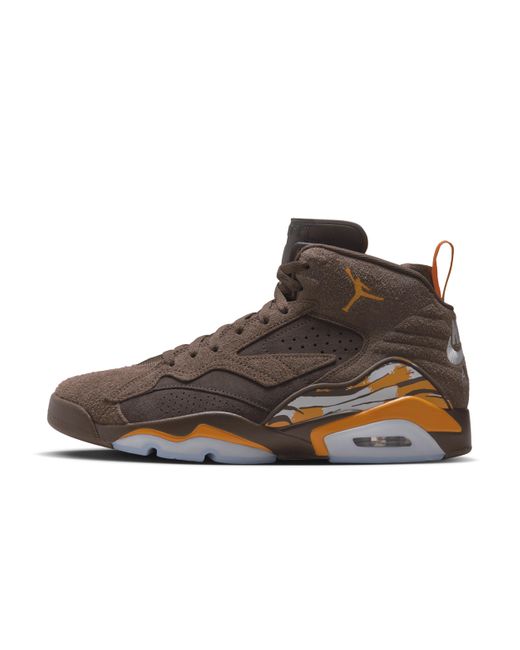Nike Brown Jumpman Mvp Shoes Leather for men