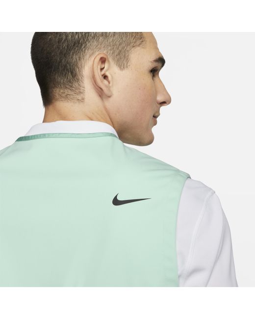 Nike Therma-fit Repel Full-zip Down Golf Vest in Green for Men | Lyst