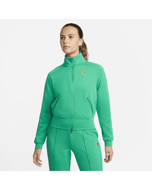 Nike Court Fullzip Tennis Jacket in Green Lyst