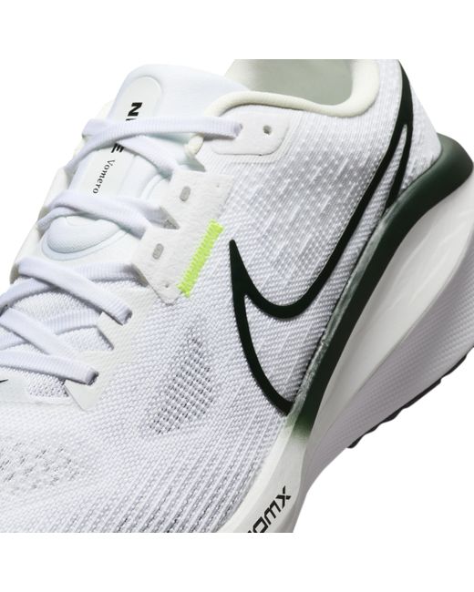 Nike White Vomero 17 Road Running Shoes for men