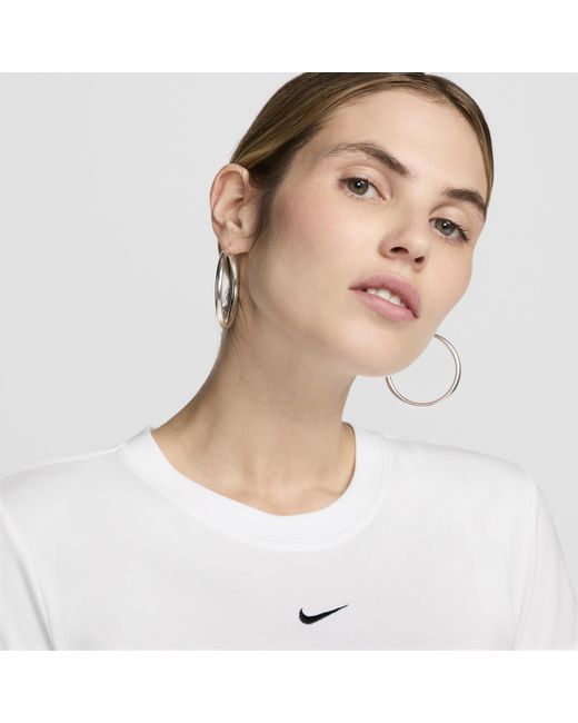 Nike White Sportswear Chill Knit T-shirt