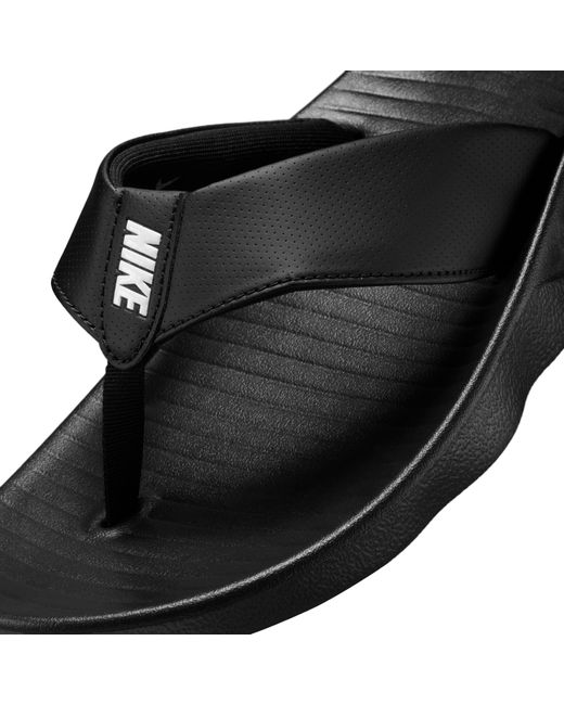 Nike Black Marina Slides for men