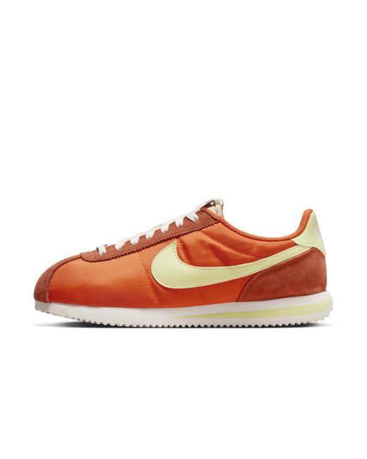 Nike Orange Cortez Textile Shoes