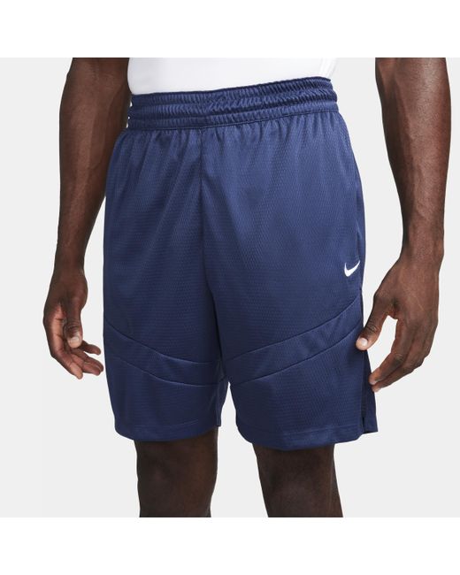 Shorts da basket dri-fit 21 cm icon di Nike in Blue da Uomo