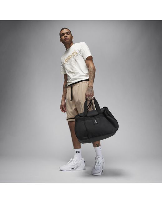 Nike Black Essentials Duffel Bag (30L)