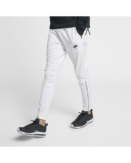 Nike Cotton Sportswear Air Max Men's Joggers in White/Black (White) for Men  | Lyst