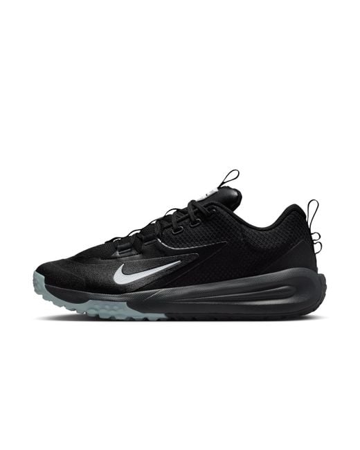 Nike Black Cross Turf Baseball Shoes for men
