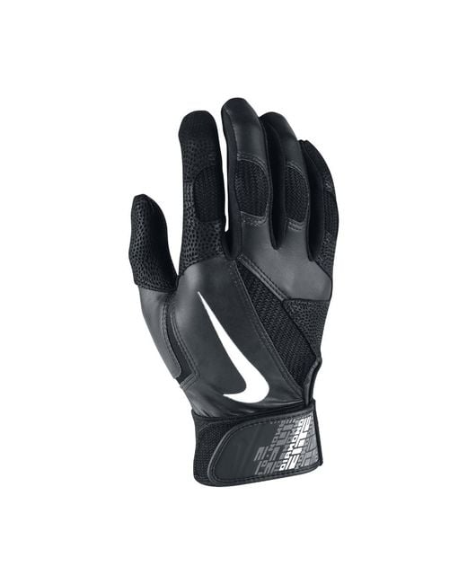 Nike Diamond Elite Pro Baseball Batting Gloves in Black for Men | Lyst