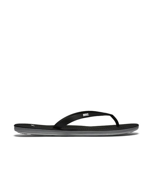 Nike Rubber Solarsoft Ii Men's Flip Flop in Black for Men | Lyst