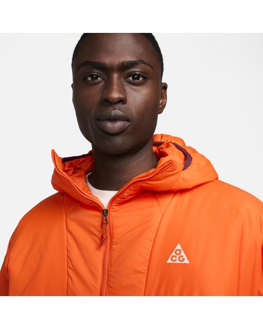 Nike Orange Acg Therma-fit Adv "rope De Dope" Full-zip Jacket for men