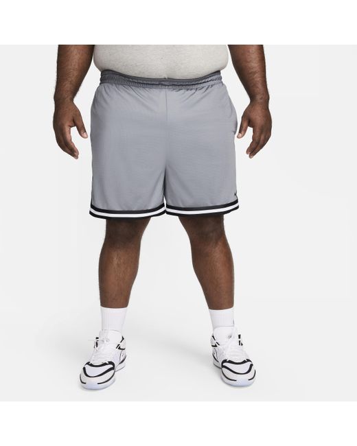 Nike Gray Dna Dri-fit 6" Basketball Shorts for men