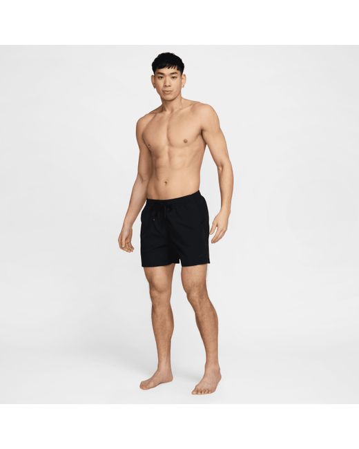 Nike Blue Swim Breaker Icon 5" Brief-Lined Volley Shorts for men