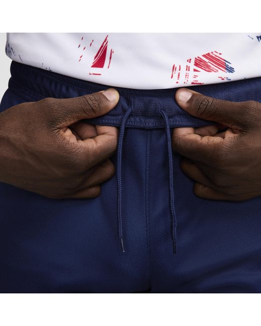 Nike Blue Paris Saint-germain 2024/25 Stadium Home Dri-fit Football Replica Shorts for men