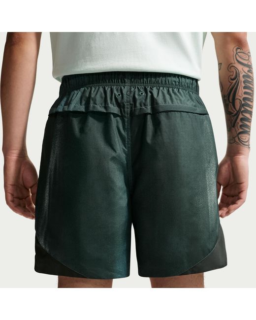 Nike Green Windrunner "Sunset" Lightweight Shorts for men