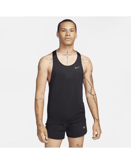 Nike Blue Fast Dri-fit Running Singlet for men