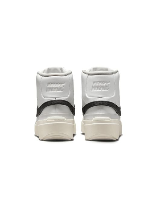 Nike White Blazer Phantom Mid Shoes for men