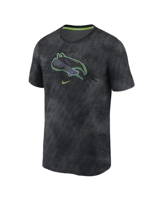 Nike Black Tampa Bay Rays City Connect Practice Velocity Dri-fit Mlb T-shirt for men