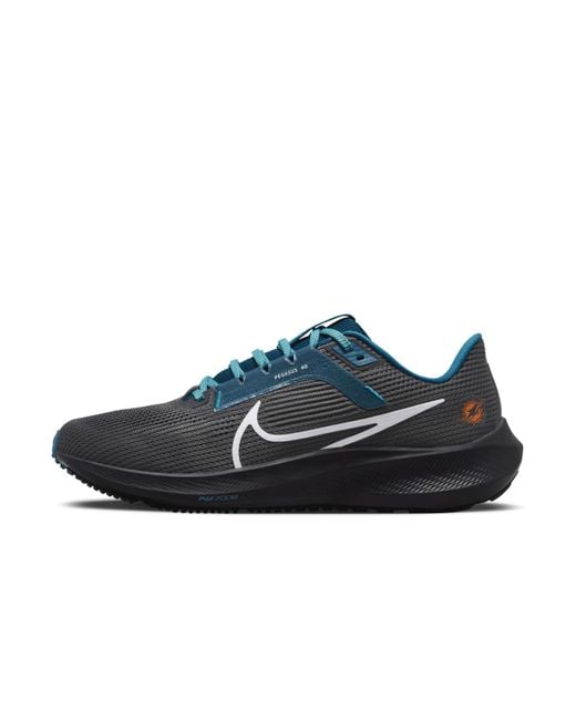 Nike Pegasus 40 (nfl Miami Dolphins) Road Running Shoes in Blue for Men ...