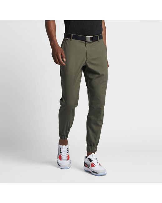 Nike Green Oxford Jogger Men's Golf Pants for men