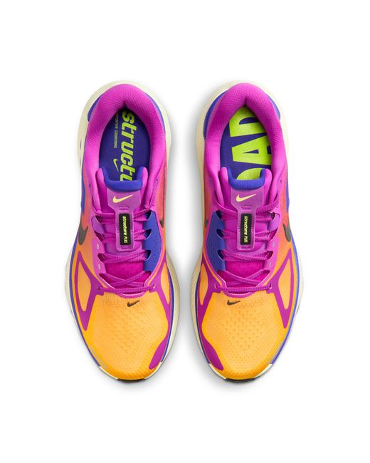 Nike Green Structure Plus Road Running Shoes for men