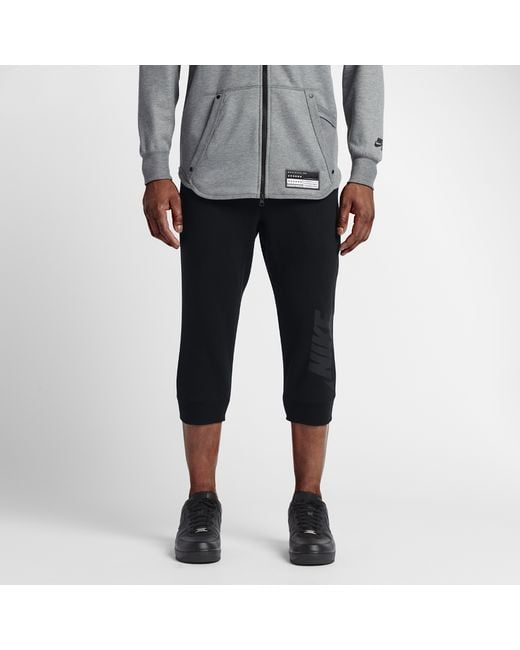 dígito pasillo masilla Nike Air Men's 3/4 Joggers in Black for Men | Lyst