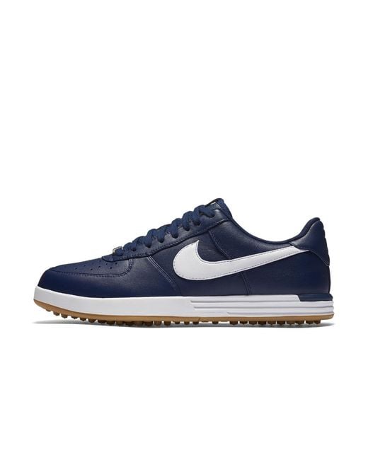 Nike Blue Lunar Force 1 G Men's Golf Shoe for men