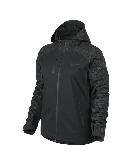 Nike Synthetic Hypershield Flash Women's Running Jacket in Black | Lyst