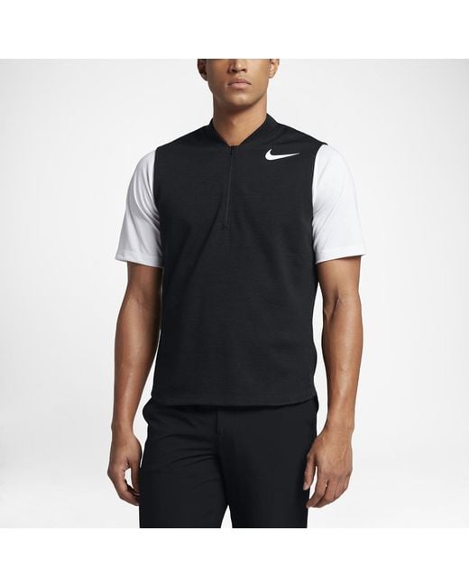 Nike Tw Tech Golf Vest in Black Men Lyst