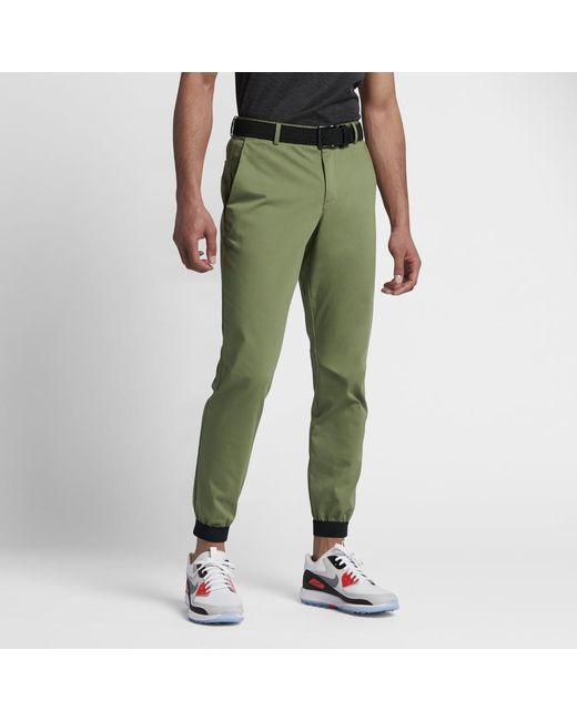 Nike Cotton Flex Jogger Men's Golf Pants in Green for Men | Lyst