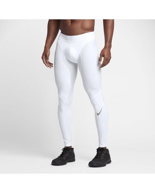 Nike Pro Zonal Strength Men's Training Tights in White for Men